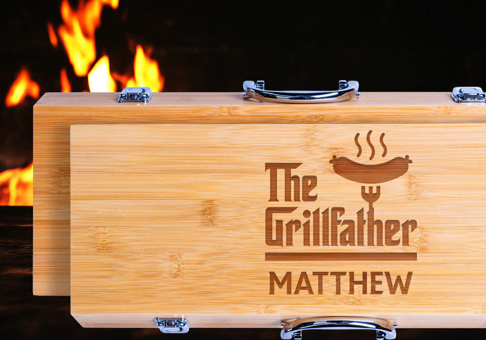 The Ultimate Father's Day Gift: "Grill Master" Personalized BBQ Set