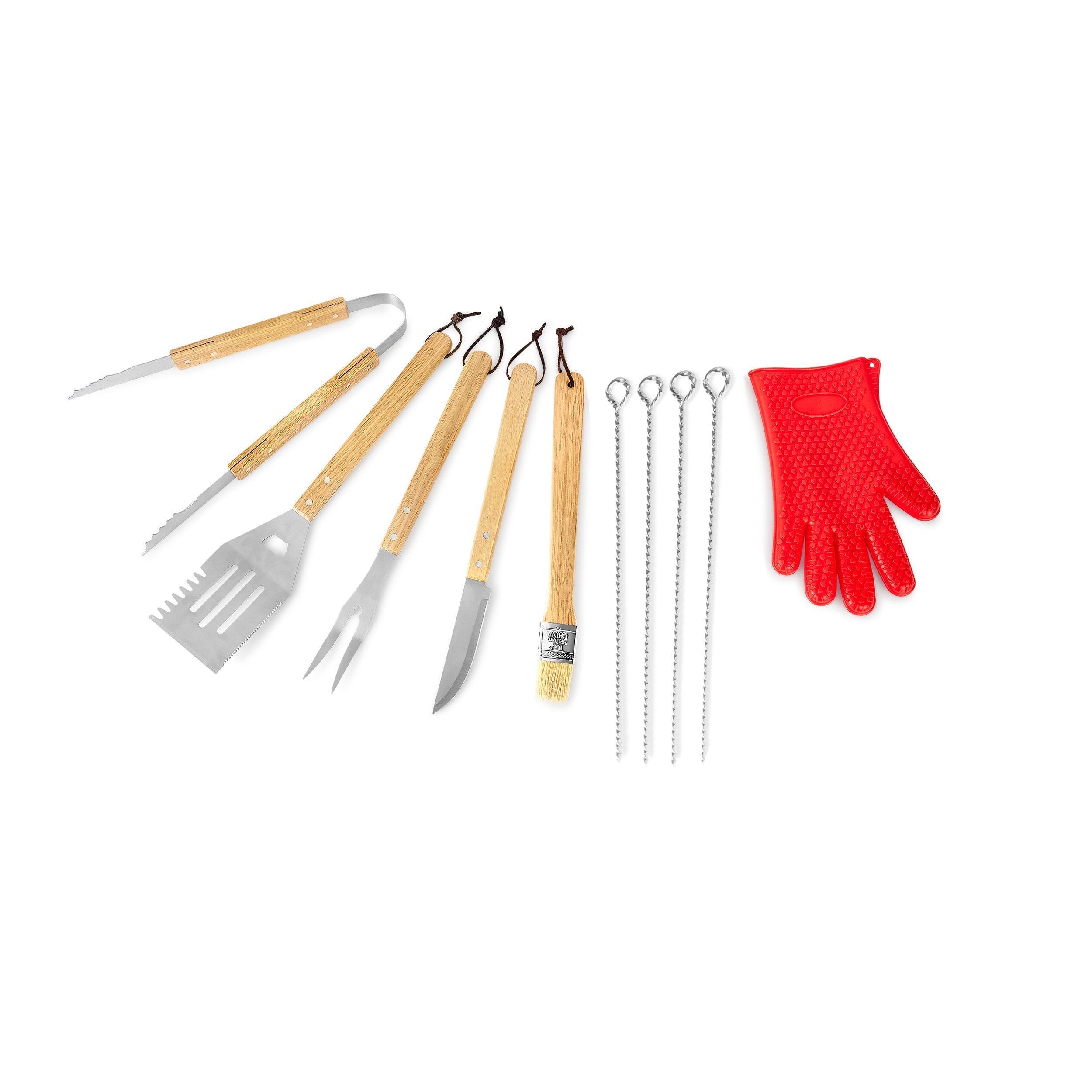 11 Piece BBQ Grill Set for Mancave