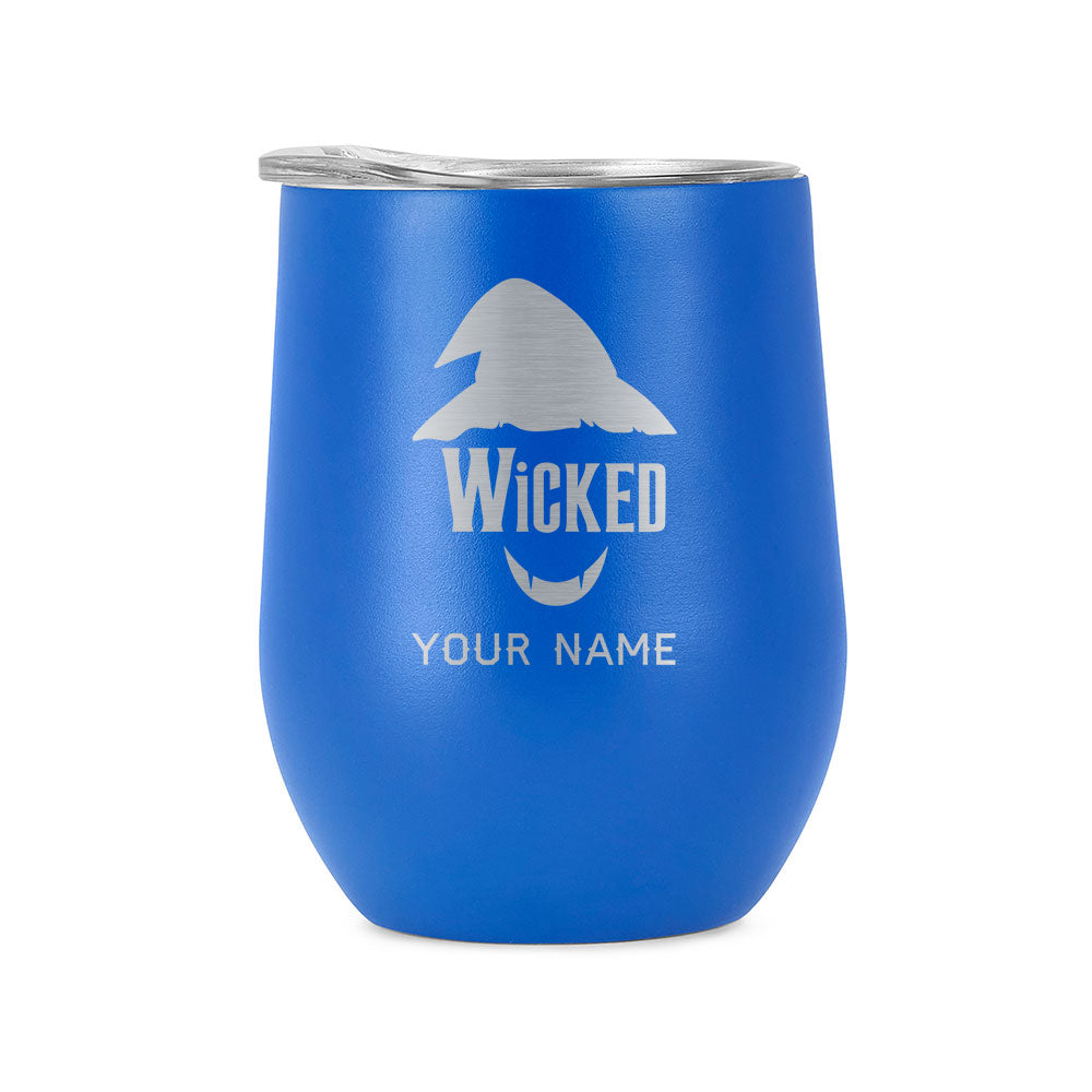 12oz Wine Tumbler for Halloween Wicked