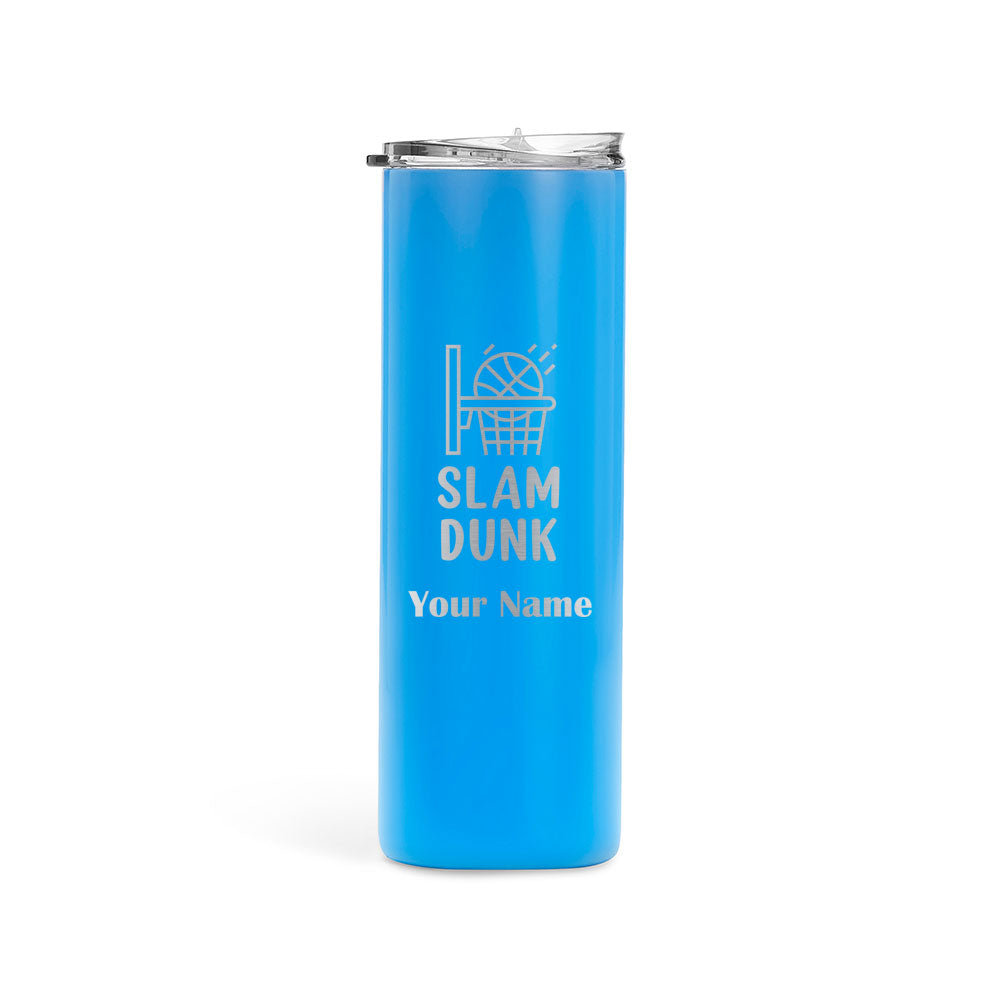 20oz Skinny Tumbler For Basketball