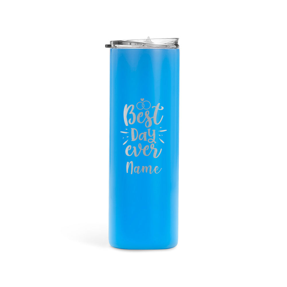 20oz Skinny Tumbler For Wedding Theme