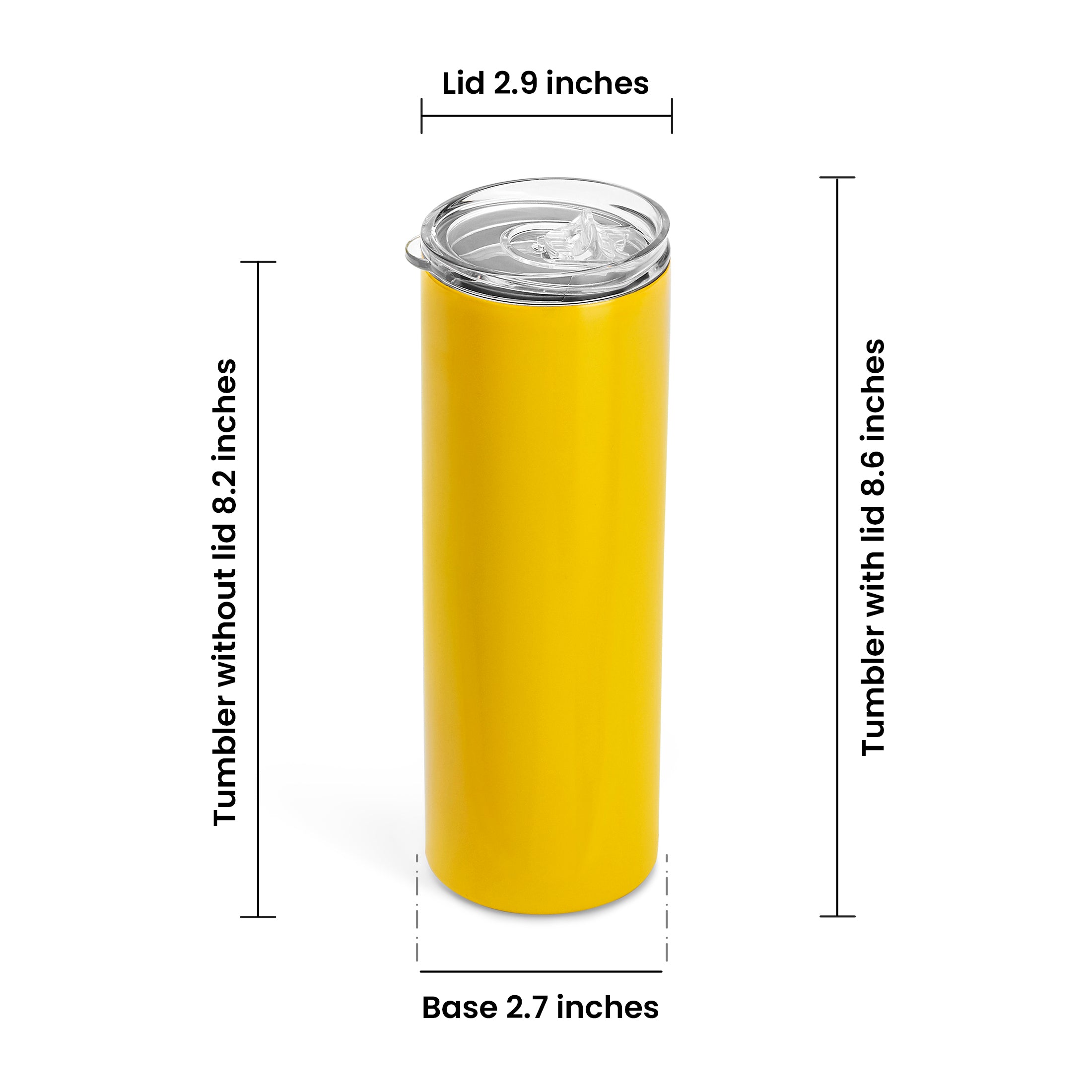 20oz Skinny Tumbler For Wedding Party