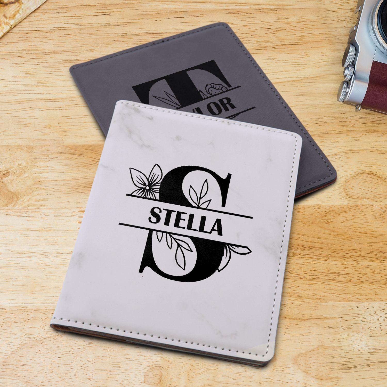 Leatherette Passport Cover Gift For Her, Personalized Travel Passport Holder, Travel Gifts, Wedding Gifts, Passport Cover, Bridesmaid Gift #PassportCover #TravelAccessories #GiftsForHer -ADD PERSONALIZATION IN THE NOTES to the seller when you checkout.