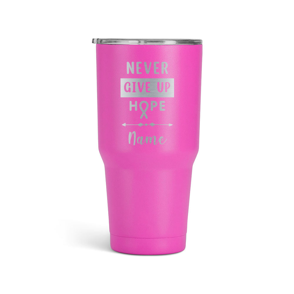 30oz Regular Tumbler For Cancer Awareness