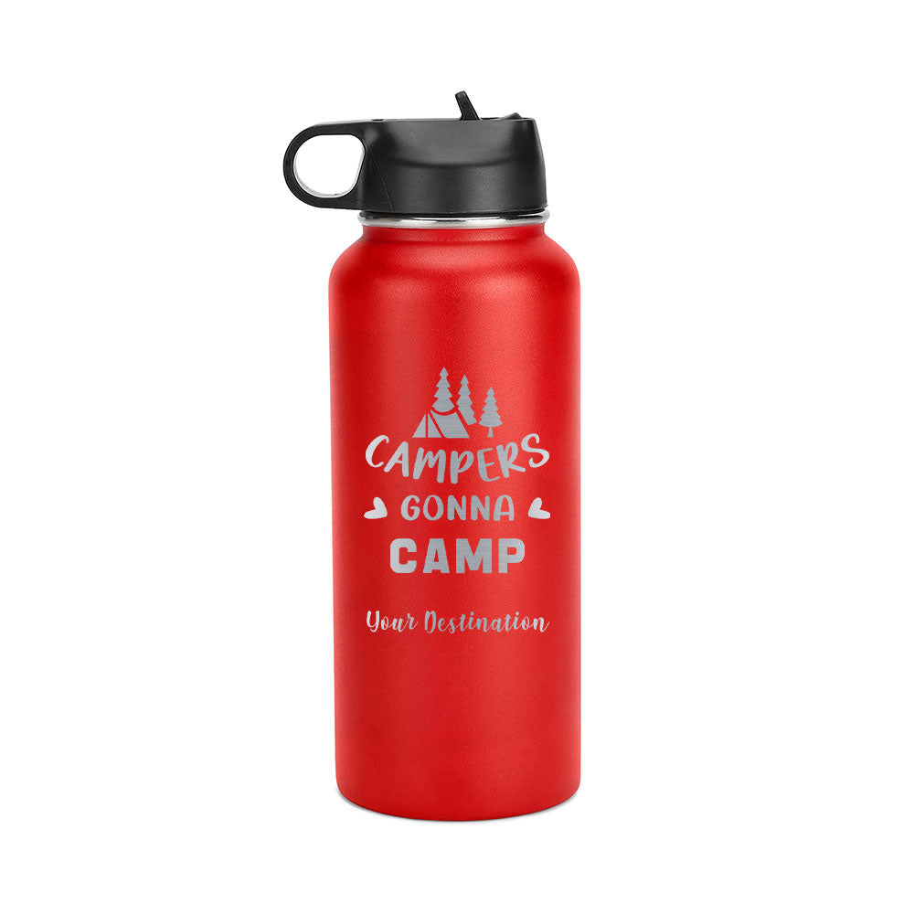 32oz Camping-themed Tumbler