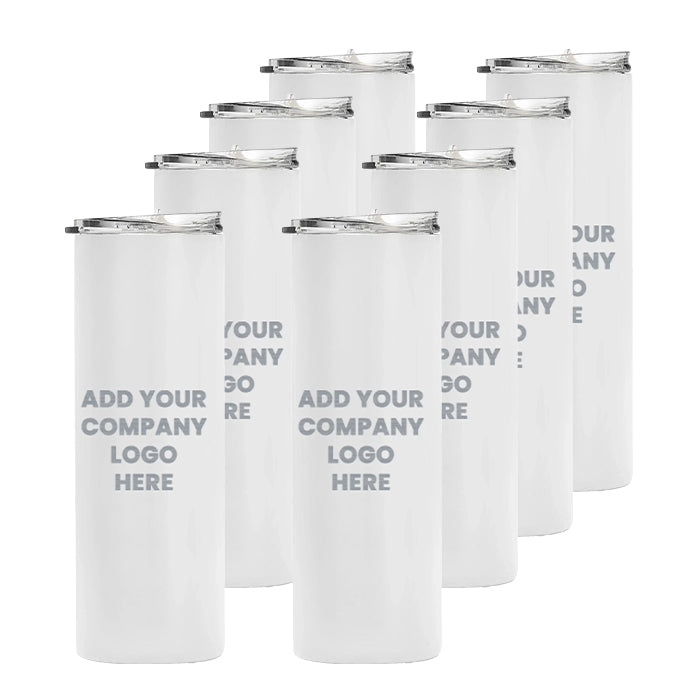 20oz Skinny Tumbler for Corporate Gifting (Seasonal offer - Get 8 for $99)
