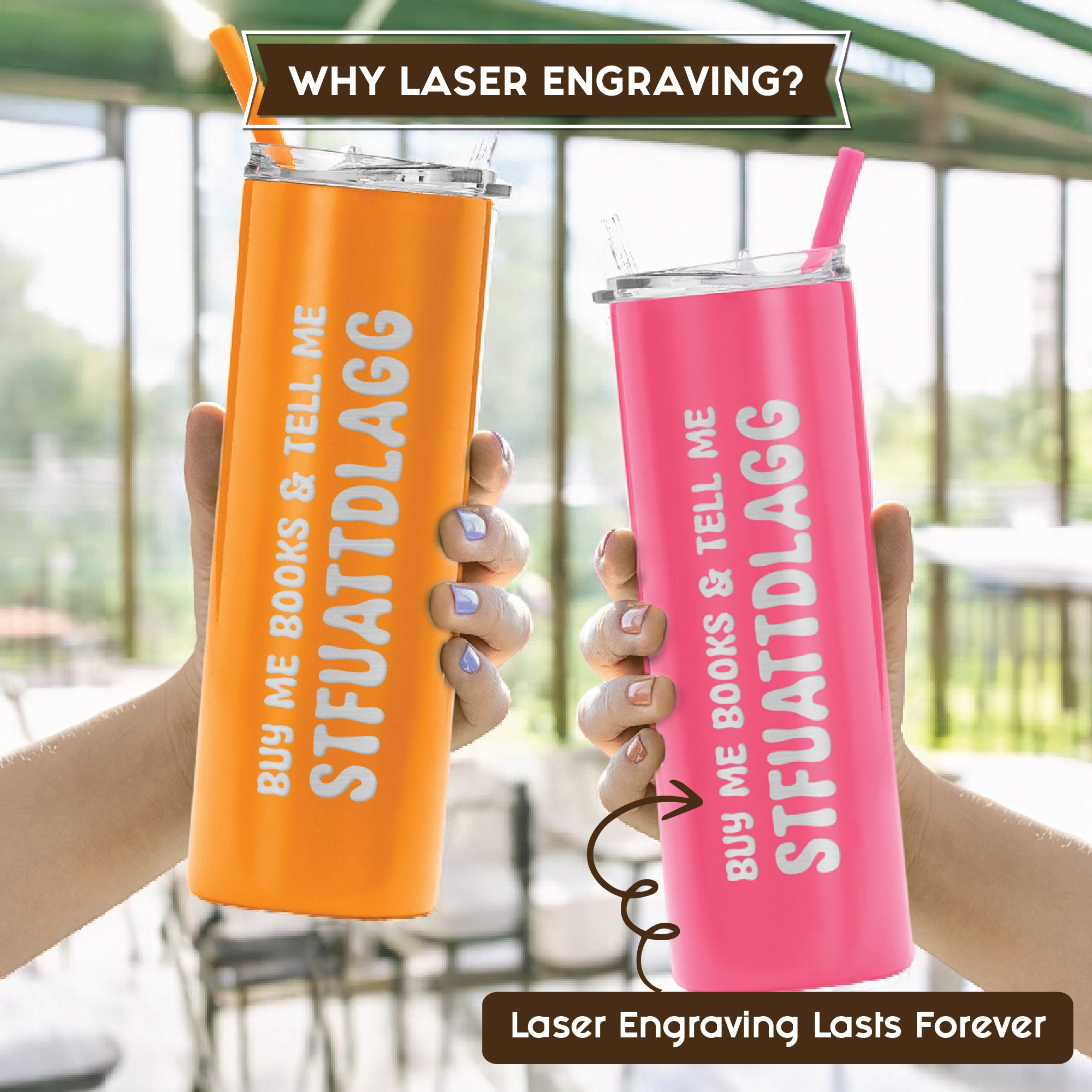 Buy me books and tell me to STFUATTDLAGG 20 oz Stainless Steel Tumbler With Lid And Straw, Bookish Gift, Booktok, Coffee Tumbler For Readers, Unique Gift Idea for Adults, Bookworm Gifts for Birthday Christmas.#STFUATTDLAGG #PersonalizedGift #BookLovers