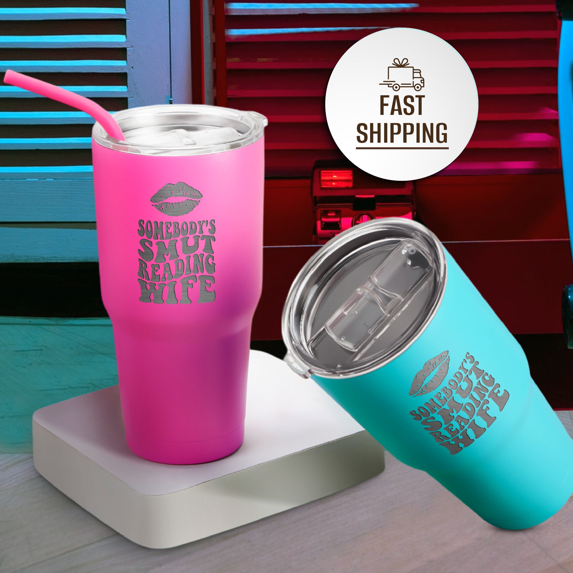 Somebody's Smut Reading Wife Booktok Design Laser Engraved 30 oz Tumbler, Bookish Gift, Book Lover Gift, Gift For Reader Drinkware Tumbler, Travel Tumbler, Anniversary Gift For Wife, Bookworm Gifts For Women. #Personalized Gift #SmutReadingWife #BookLover