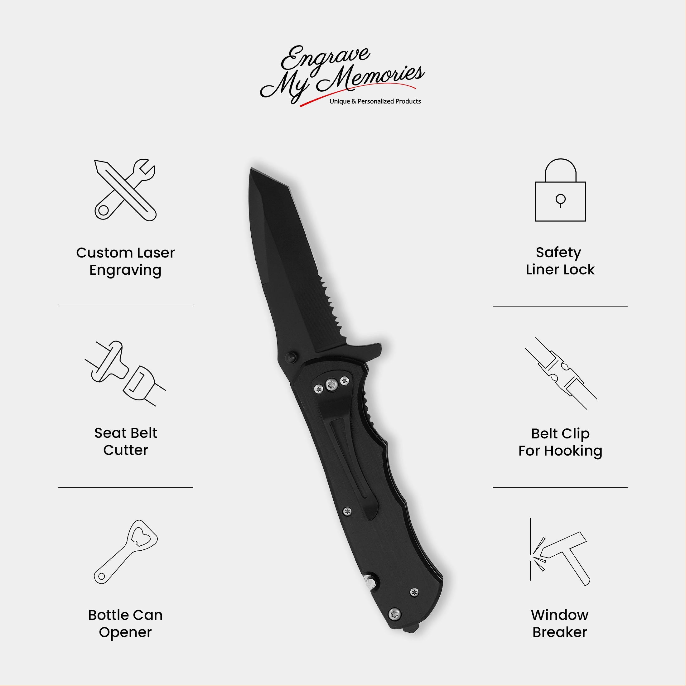 Camping-Themed Pocket Knives