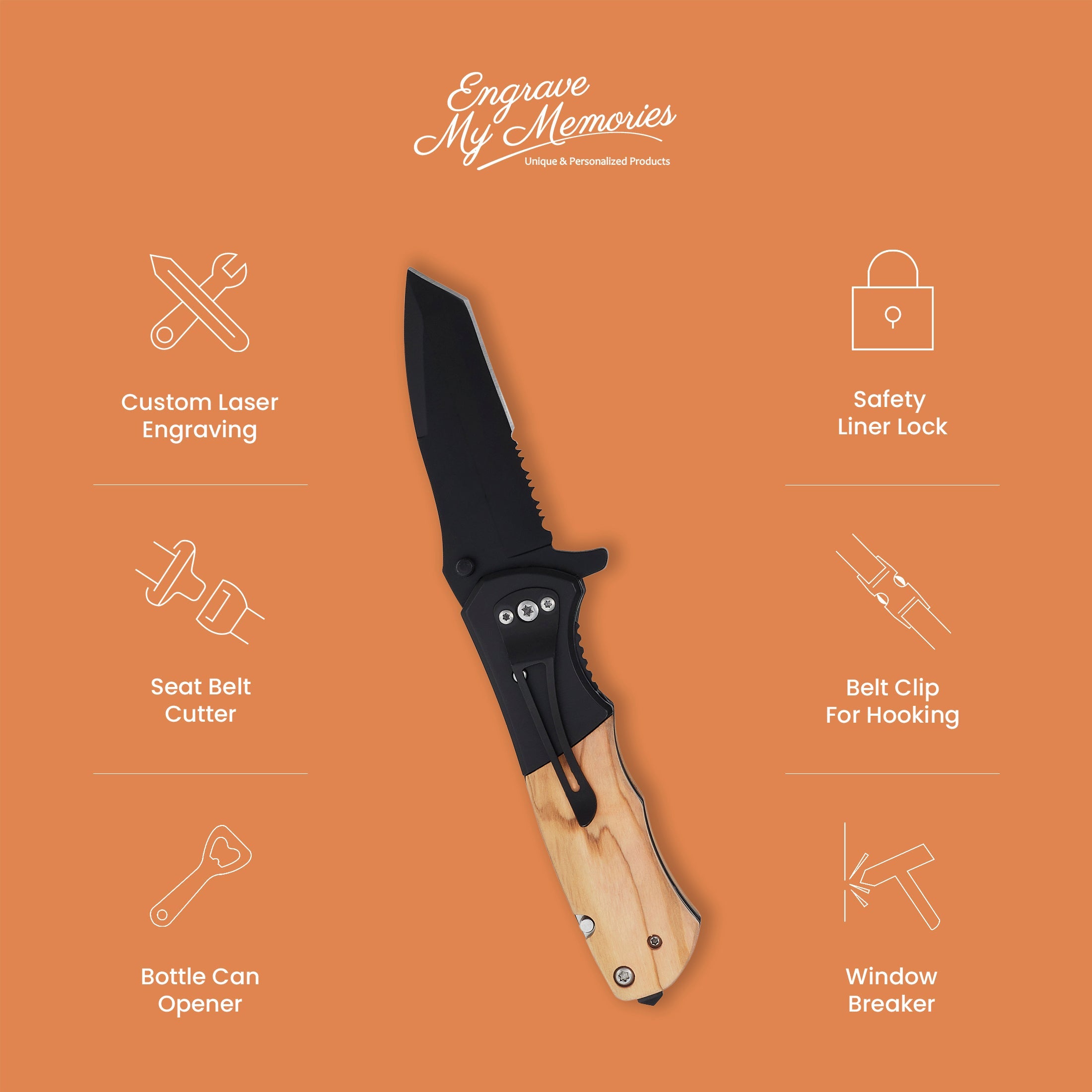 Camping-Themed Pocket Knives