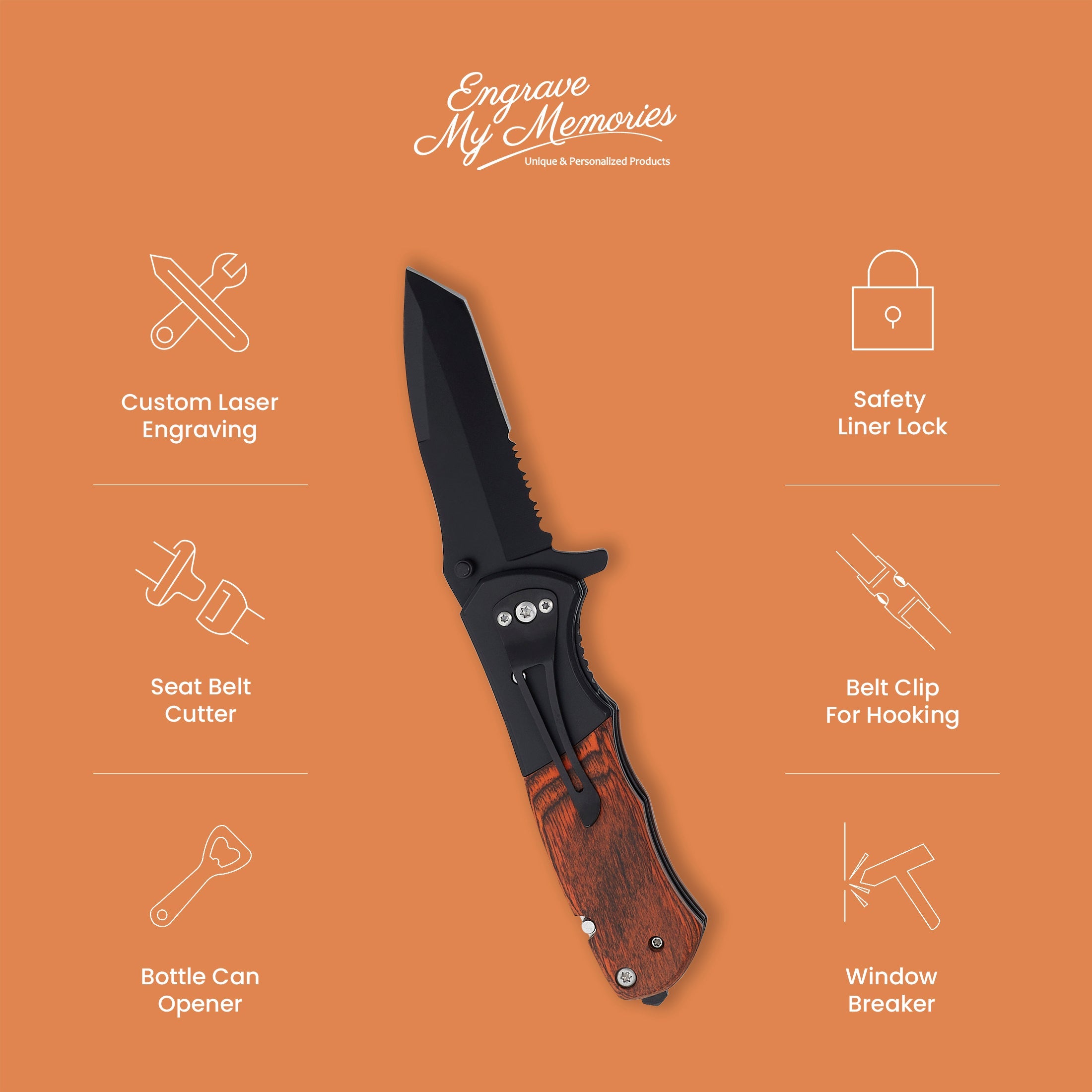 Camping-Themed Pocket Knives