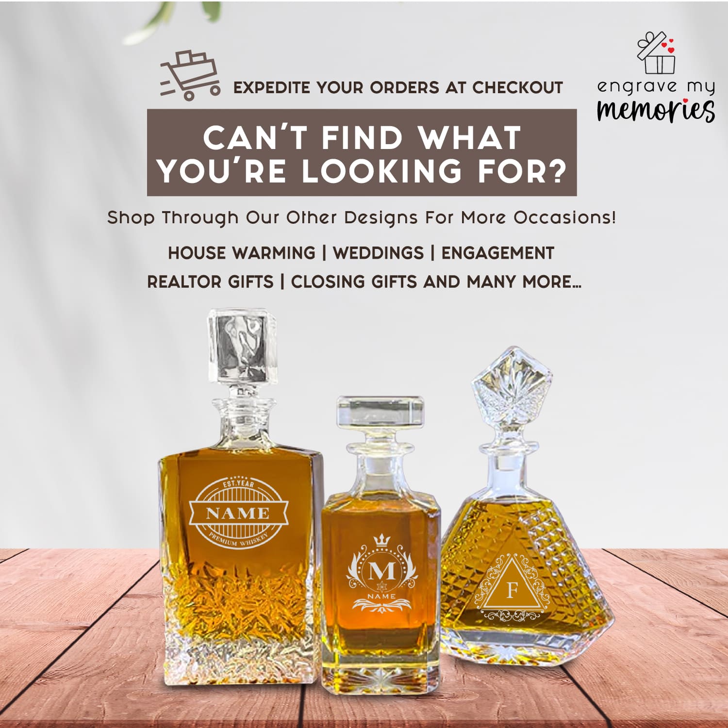 Rectangle Whiskey Decanter