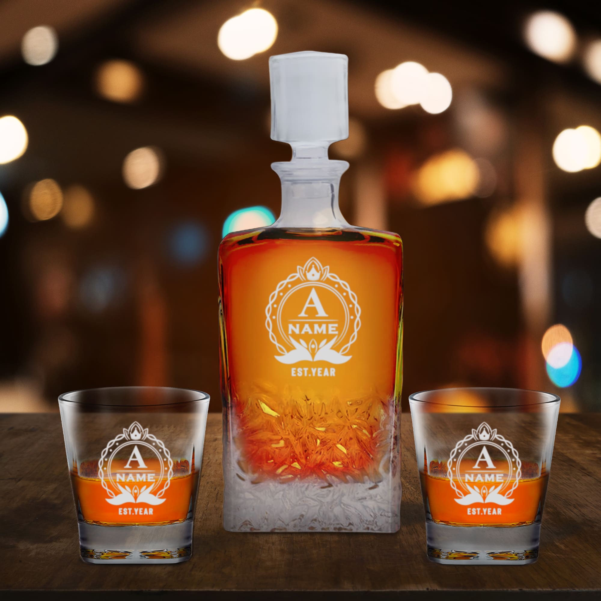 Rectangle Whiskey Decanter