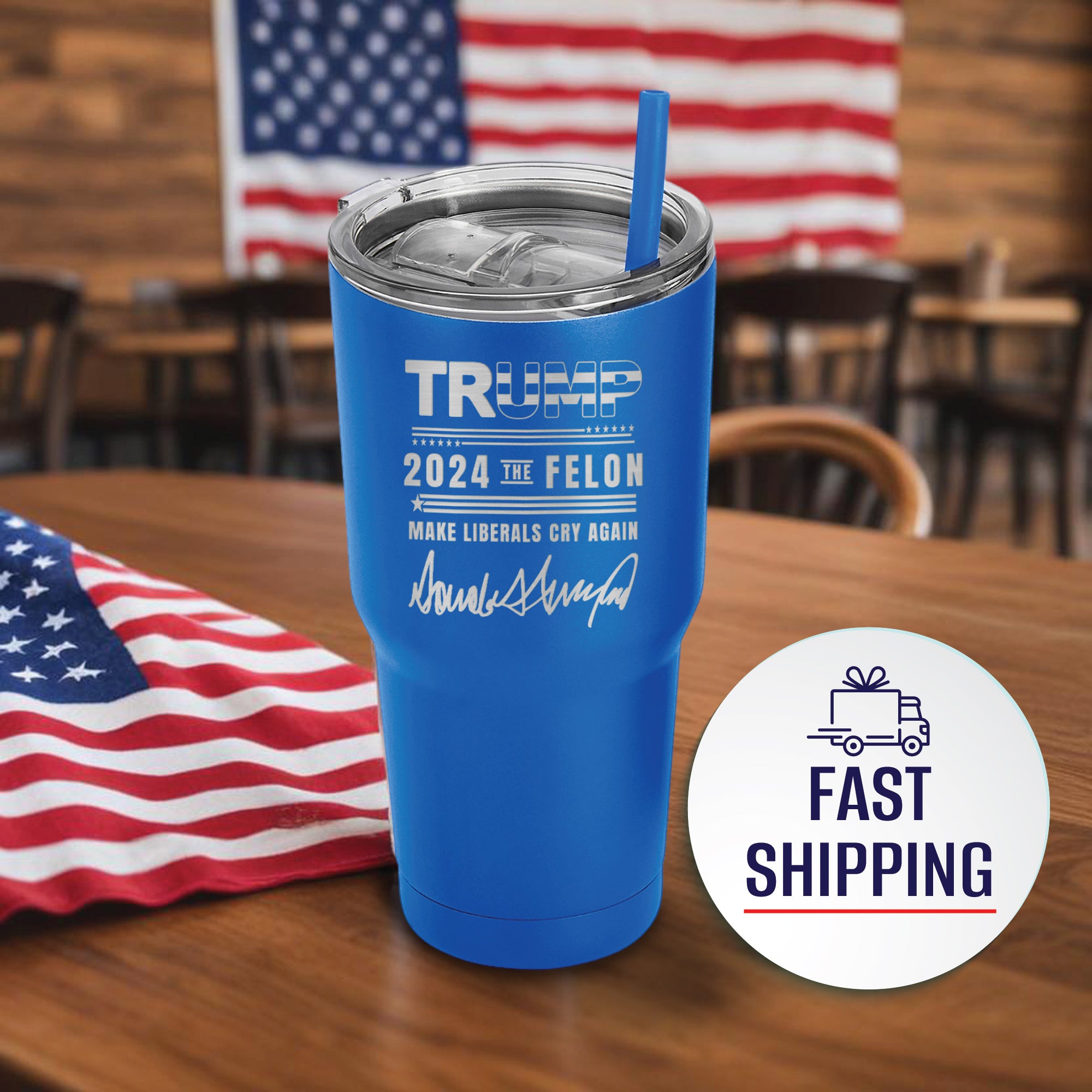 Trump 2024 Make Liberals Cry Again - Laser Engraved 30 oz Tumbler - MAGA - Trump for President - Custom Tumbler - Birthday Christmas Gifts -Travel Tumbler Mug Vacuum Insulated Gift For Him.#AmericaTrump2024,#Personalized Gift,#Felon Trump 2024,#Trump Mug