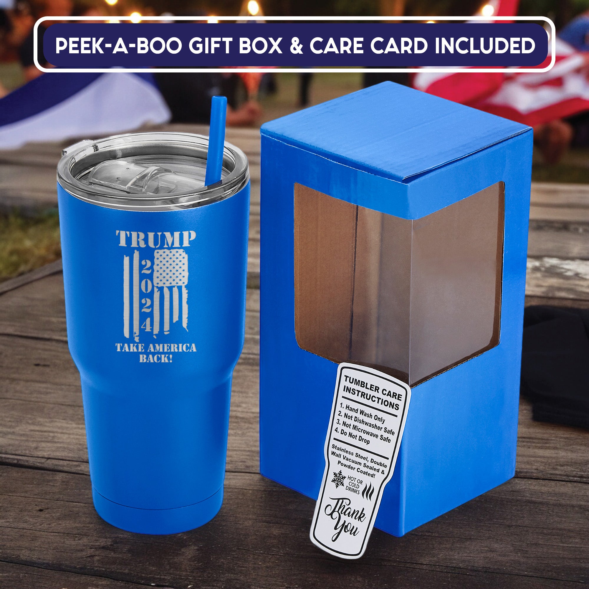 Donald Trump Tumbler, Trump 2024 Take America Back Tumbler with American Flag Voted for Fans Birthday Christmas Friends, 30 oz Stainless Steel Custom Insulated Travel Tumbler,Patriots Gifts.#AmericaTrump2024,#Personalized Gift,#Trump Gift,#Trump Supporter