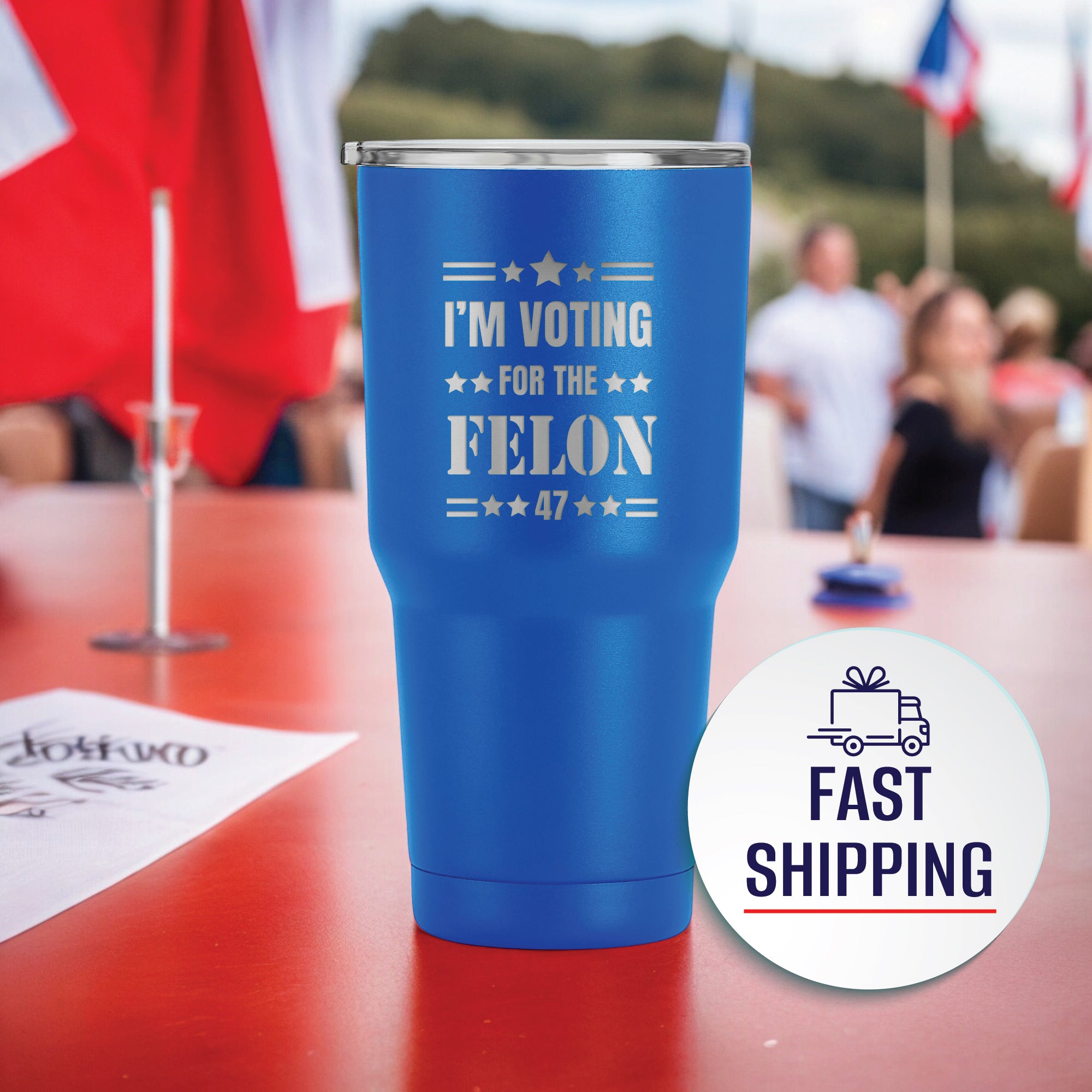 I'm Voting For The Felon 47 - 30 oz Tumbler With Lid, Trump Republicans Tumbler, Election 2024, Make America Great Again, Trump for President 2024 Donald Trump.#AmericaTrump2024, #Personalized Gift #Trump Gift, #Dad Trump Gift, #felon2024