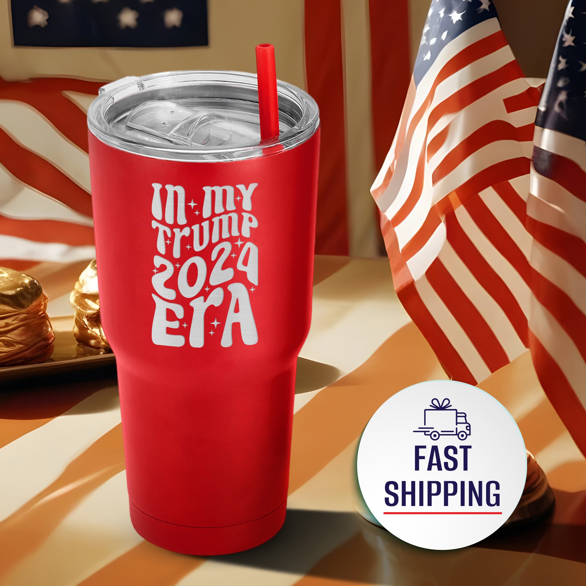 In My Trump 2024 Era Tumbler, Custom 30 oz Insulated Tumbler, Trump for President 2024, Donald Trump, Trump Supporter, Republican 2024, Election Day Tumbler. #AmericaTrump2024, #Personalized Gift, #Trump Gift, #Trump Mug, #Birthday Gift, #Trump Maga Gift