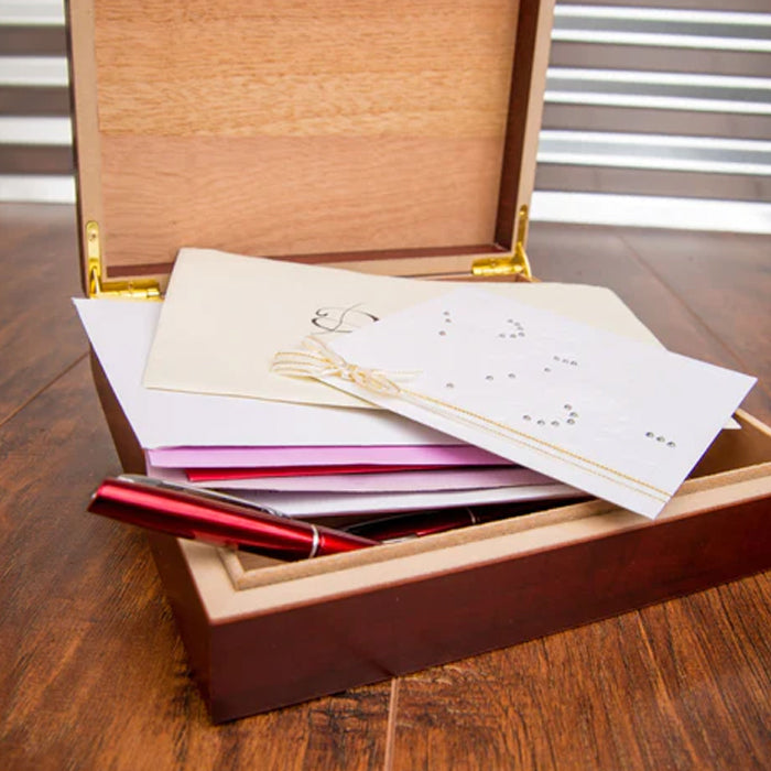 Classy Wood Boxes for Wedding Couple