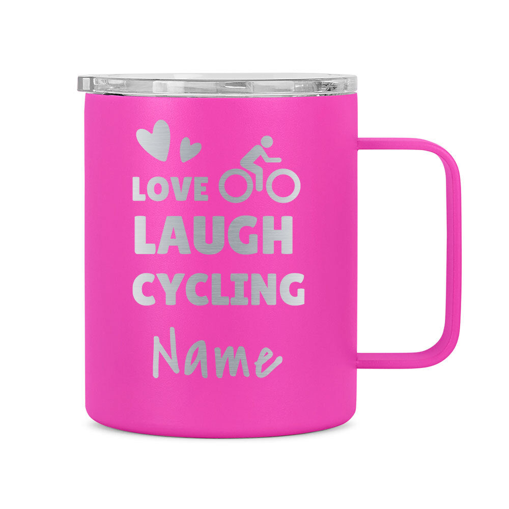 12 oz Cycling-themed Coffe Mug