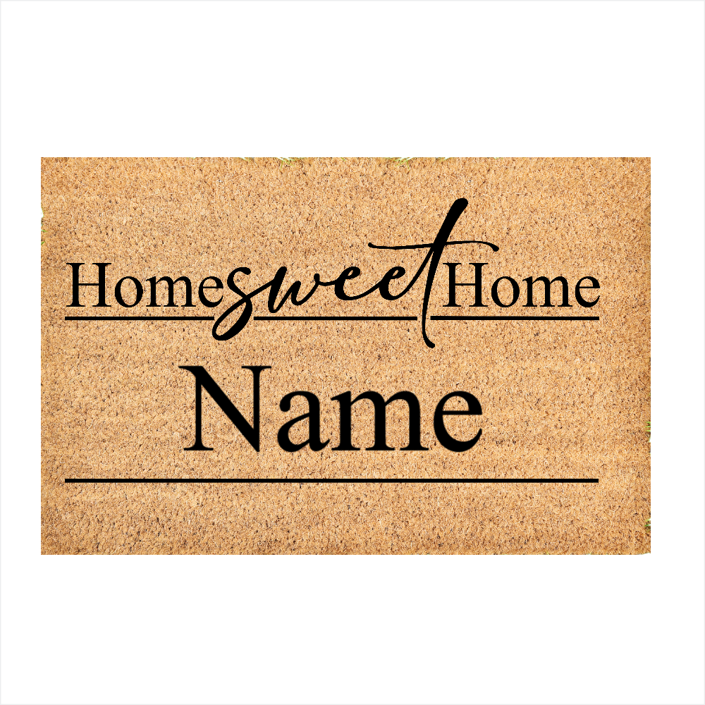 Custom Door Mat, Outdoor, Last Name Doormat, Front Door Decor, Housewarming Gift, Wedding Gift, Closing Gift, Personalized Welcome Doormat