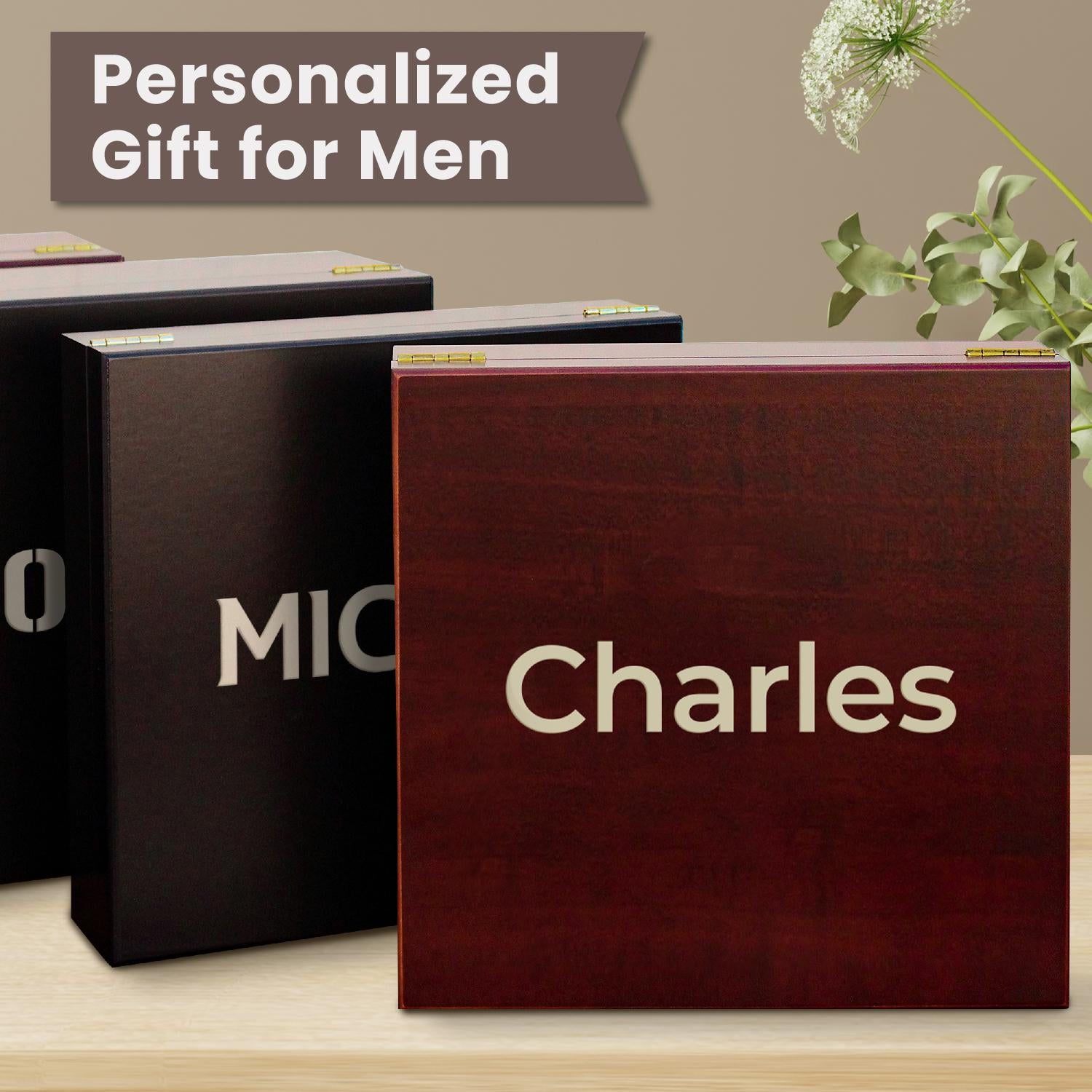 Personalized Groomsman Gift Box Set, Best Man Proposal, Custom Groomsman Gift Idea, Wedding Day Gift, Classy Wood Box, Groomsmen Gift Box. #PersonalizedGifts #CustomWoodBox -ADD PERSONALIZATION IN THE NOTES to the seller when you checkout