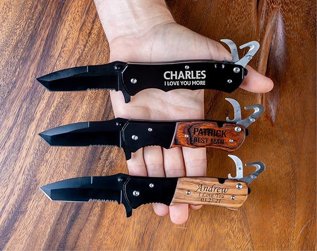 Camping-Themed Pocket Knives