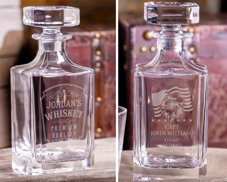 Personalized Whiskey Decanter