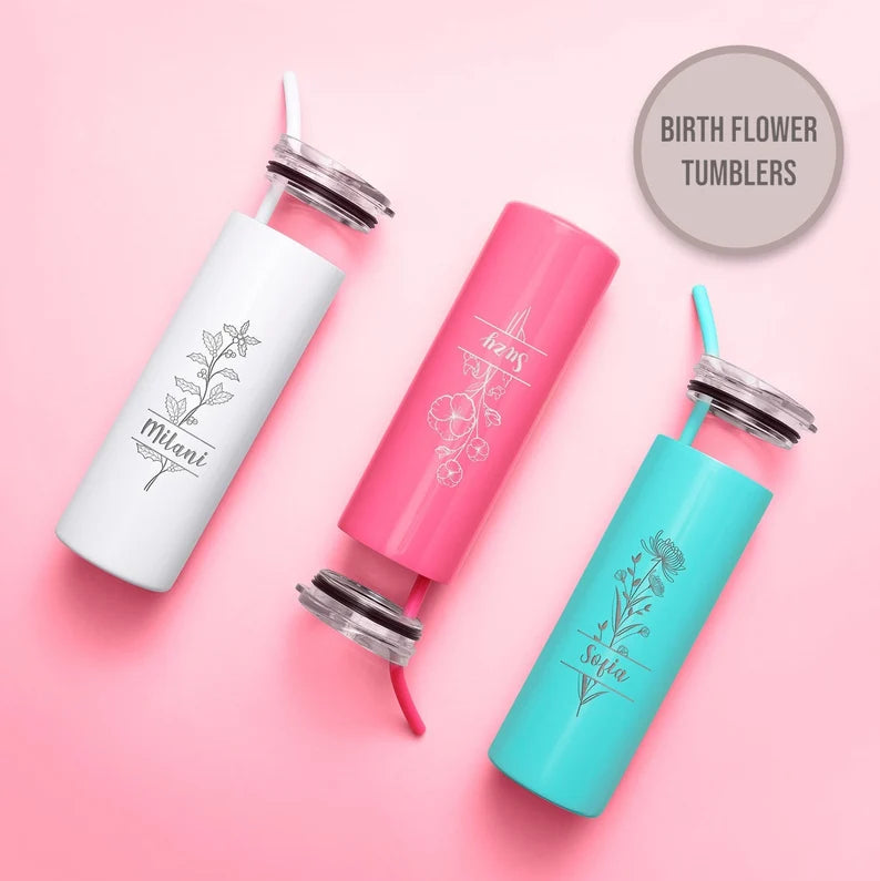 20oz tumbler for Split Birth Flower