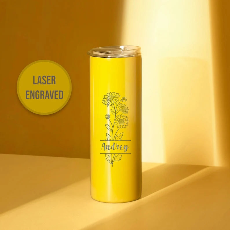 20oz tumbler for Split Birth Flower