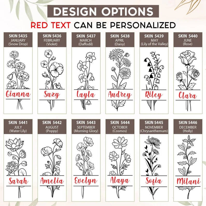 20oz tumbler for Split Birth Flower