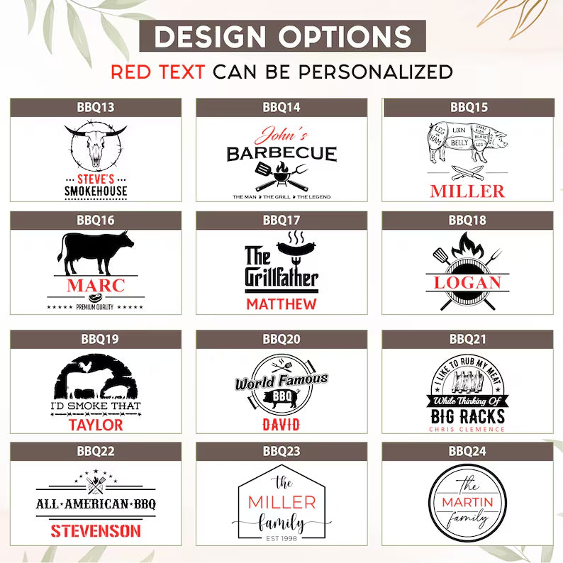 Cutting Boards for BBQ Theme