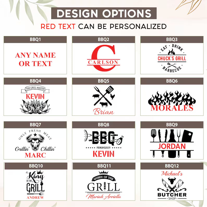 Cutting Boards for BBQ Theme