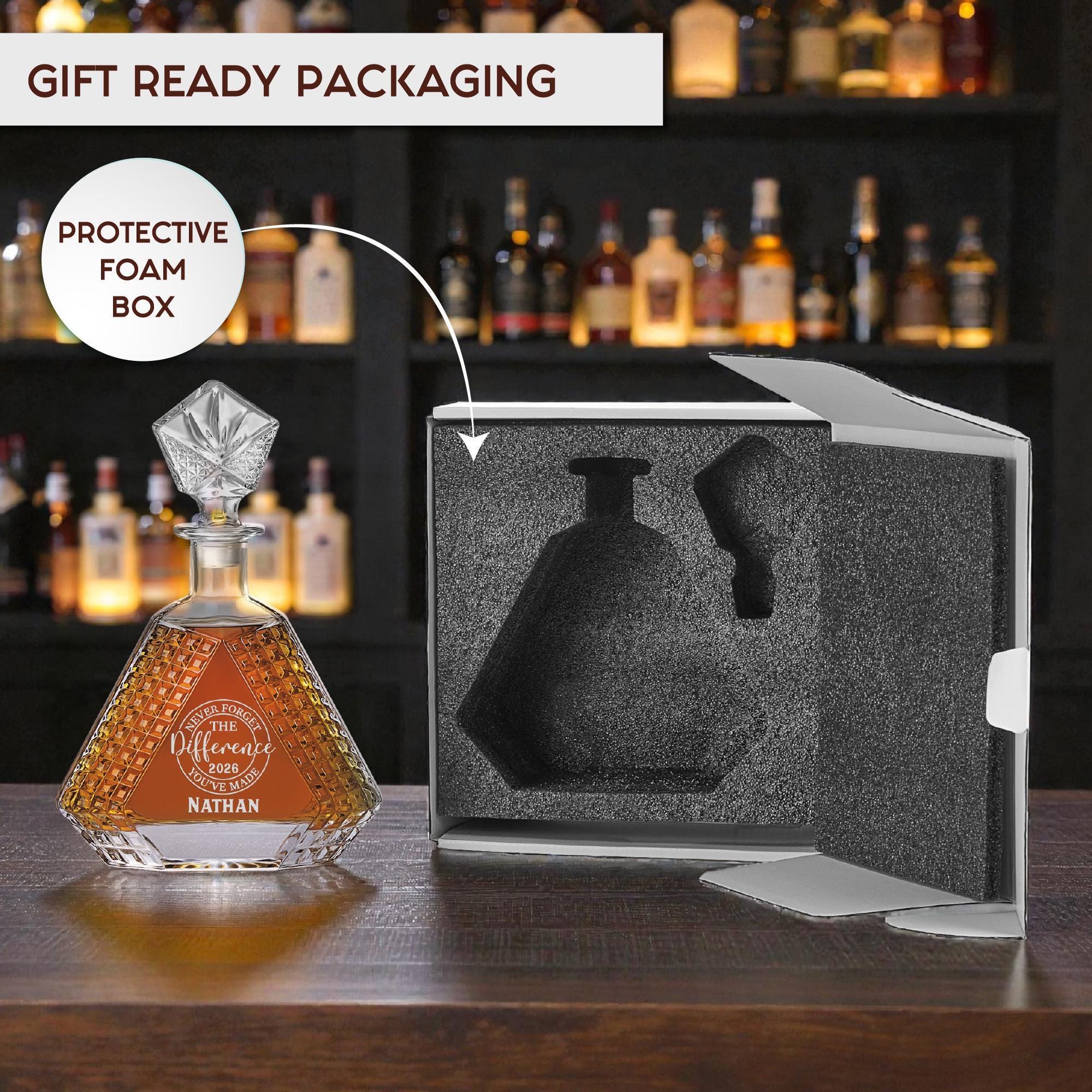 Triangle Whiskey Decanter