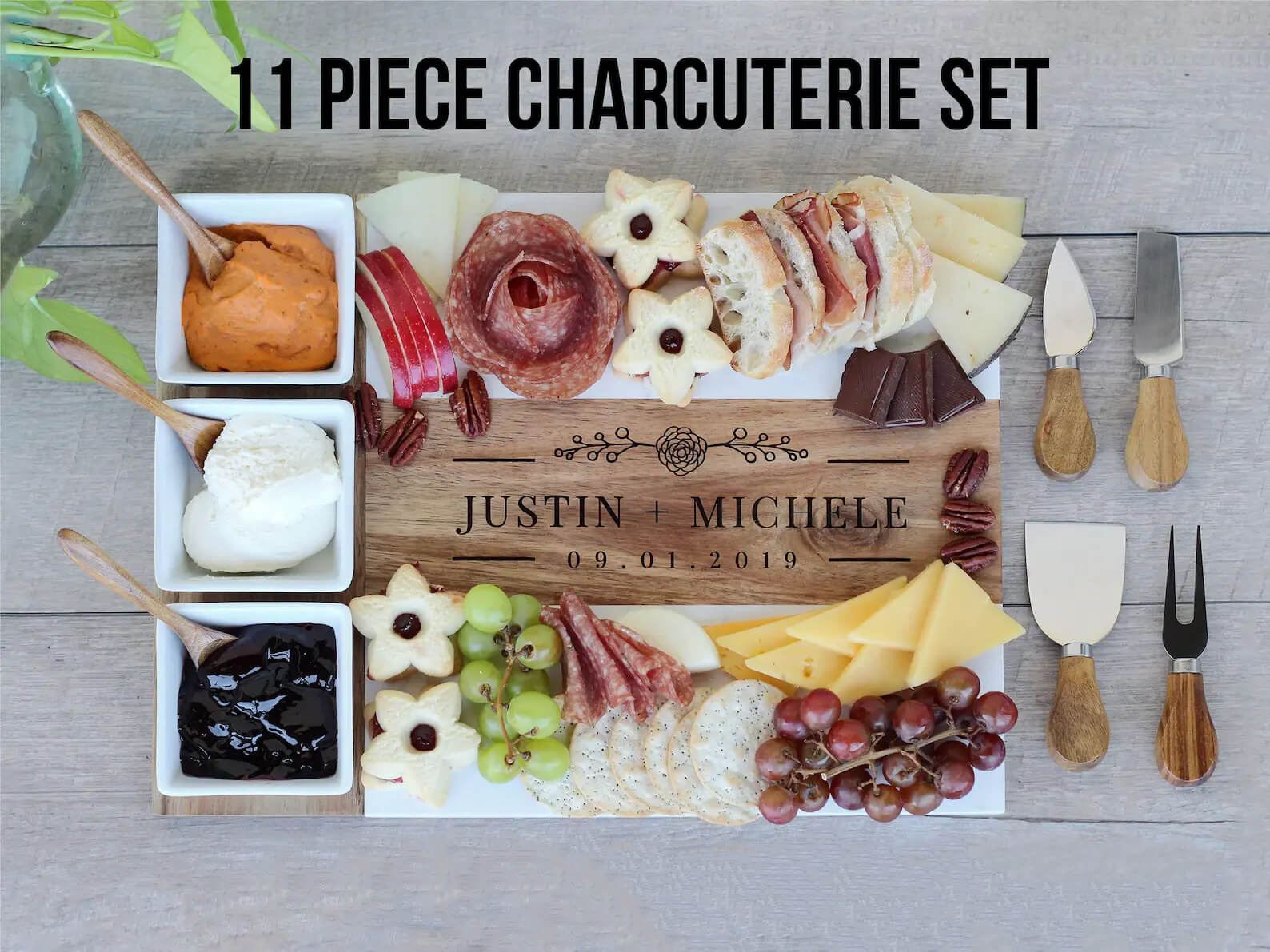 Marble Charcuterie Board for Family