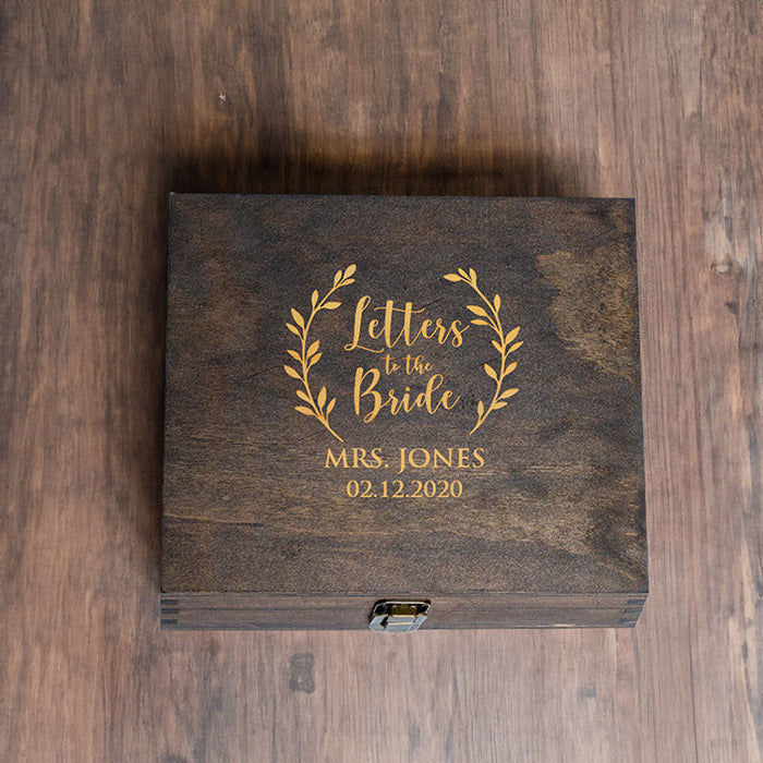 Wood Cigar Boxes for Newly Weds