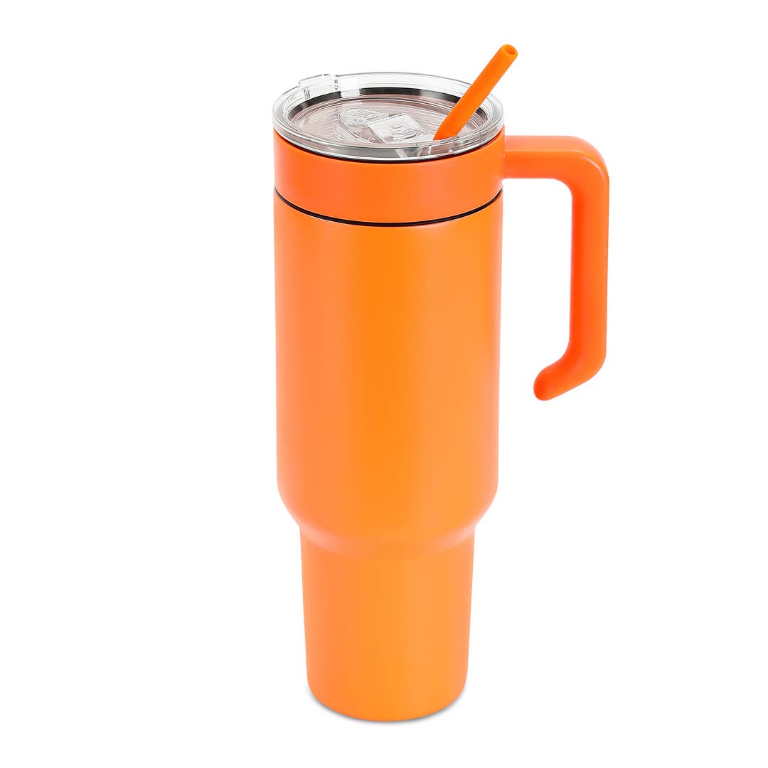 40oz Tumbler & Handle with Custom Logo