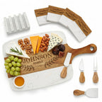 Personalized Marble Wood Serving Board