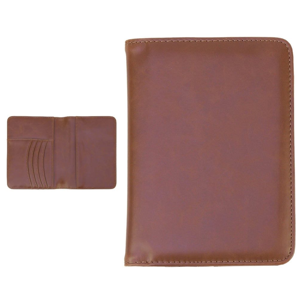 Personalized Leatherette Passport Wallet – Custom Engraved Travel Document Organizer
