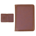 Personalized Leatherette Passport Wallet – Custom Engraved Travel Document Organizer