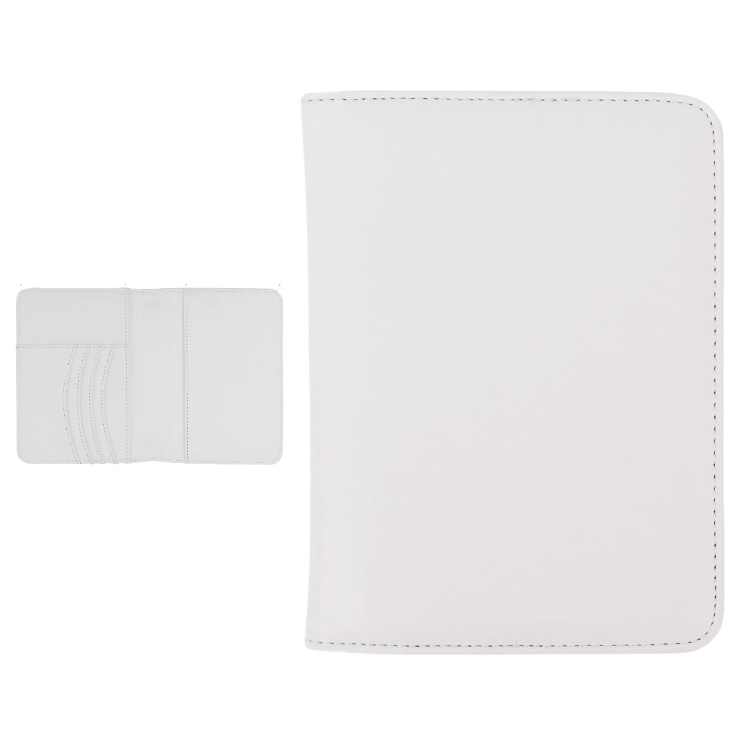 Personalized Leatherette Passport Wallet – Custom Engraved Travel Document Organizer