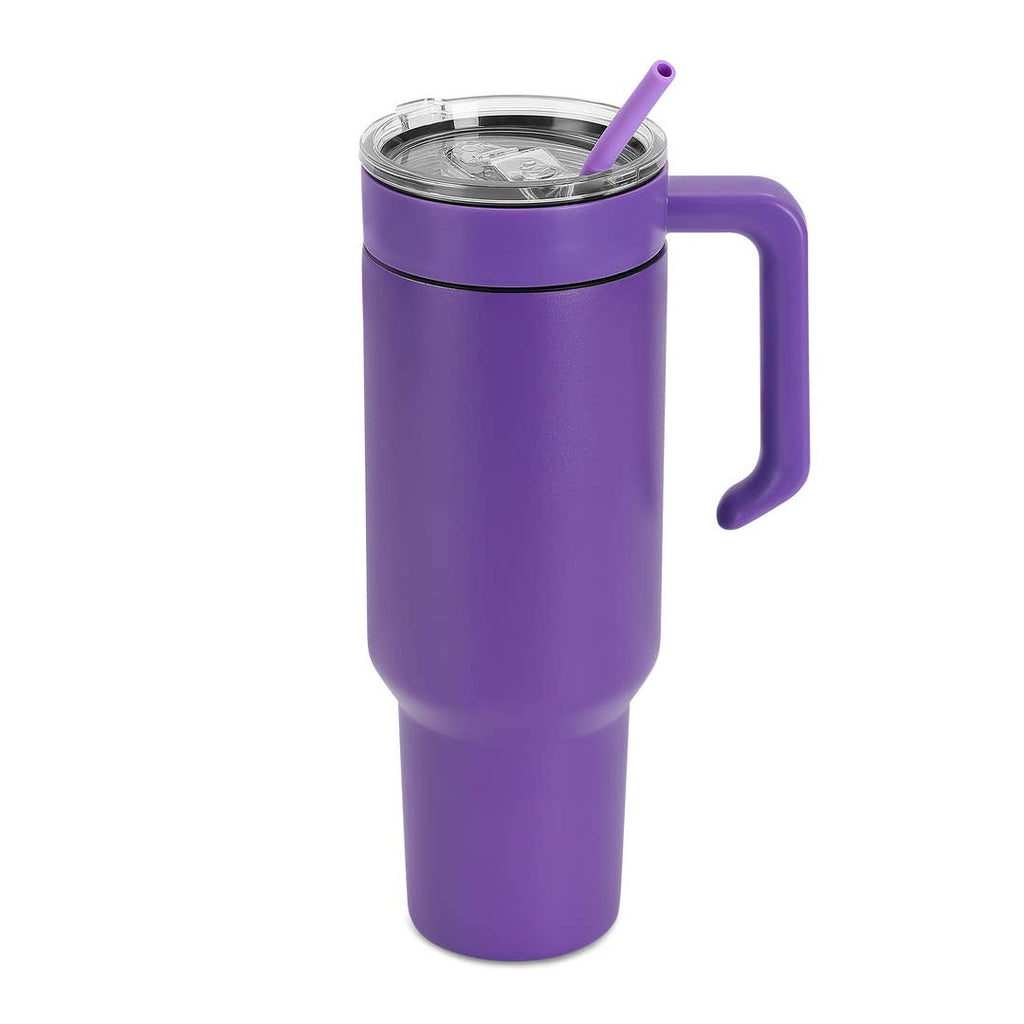 40oz Tumbler & Handle with Custom Logo