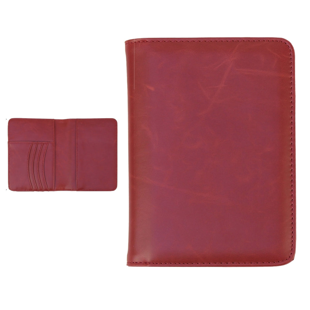 Personalized Leatherette Passport Wallet – Custom Engraved Travel Document Organizer