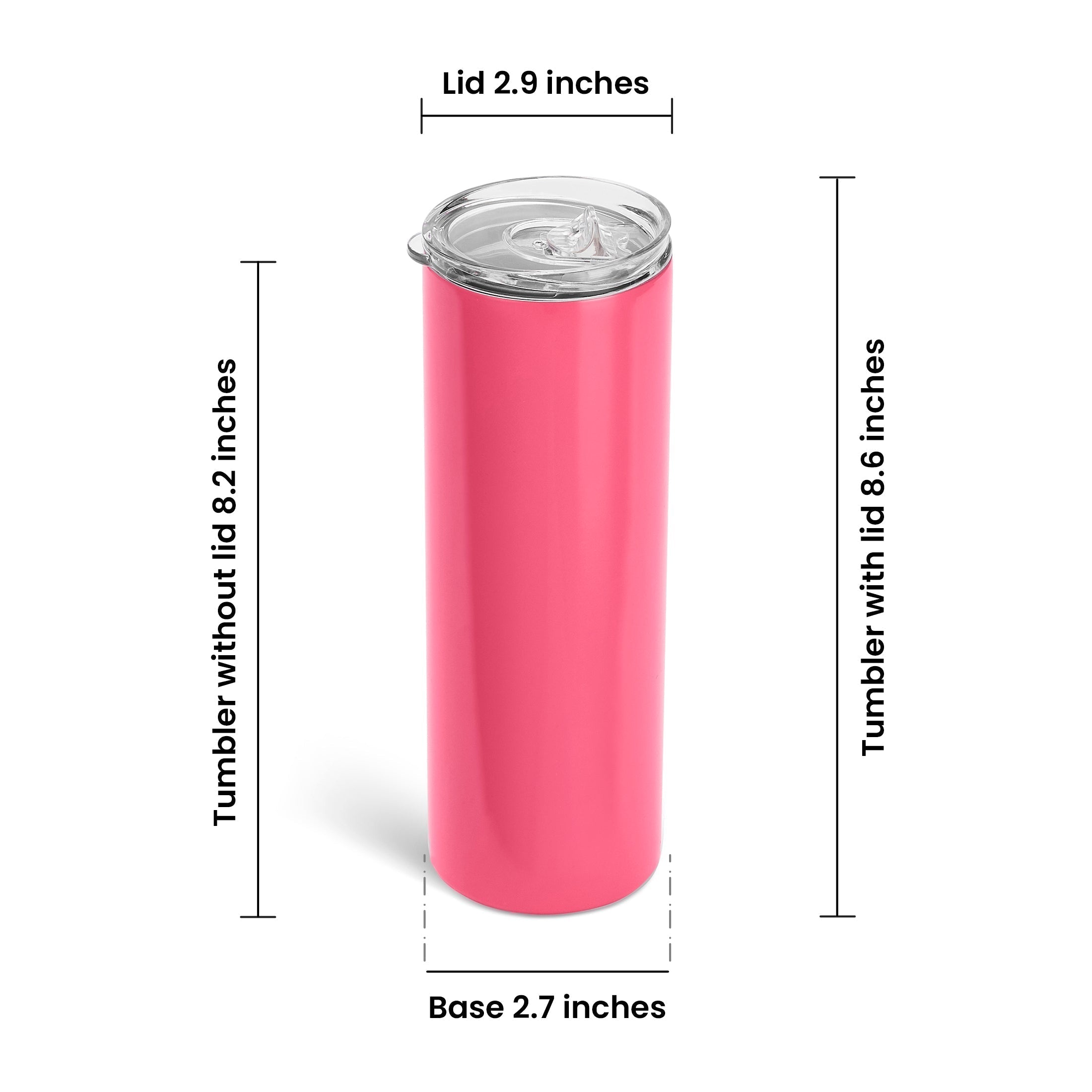 20oz Skinny Tumbler For World's Best Mom