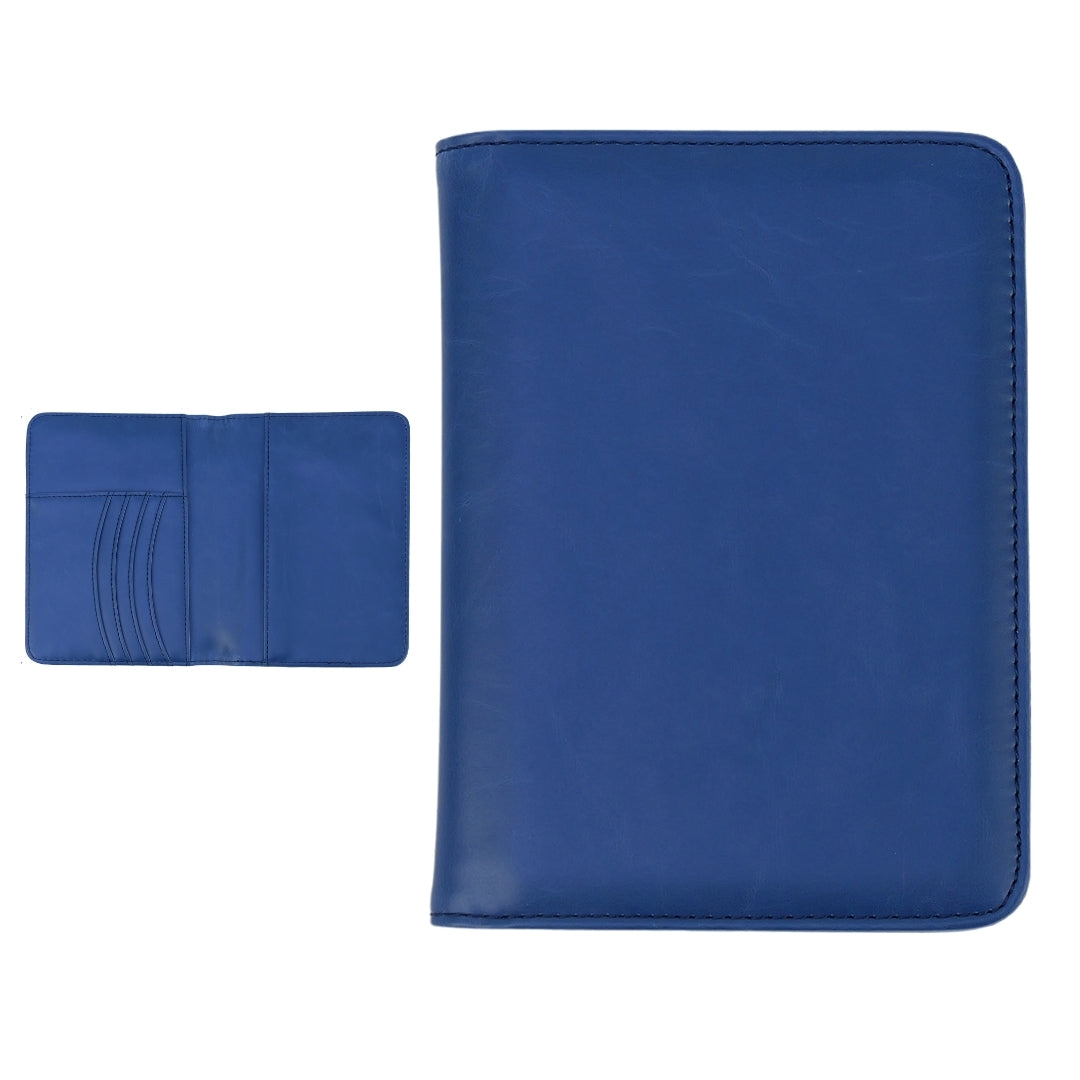 Personalized Leatherette Passport Wallet – Custom Engraved Travel Document Organizer