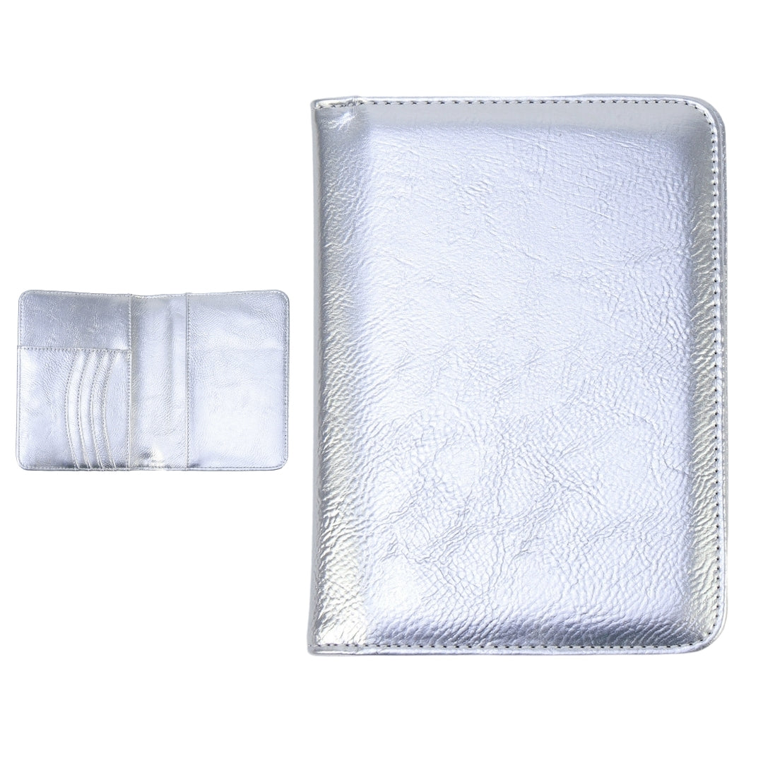 Personalized Leatherette Passport Wallet – Custom Engraved Travel Document Organizer