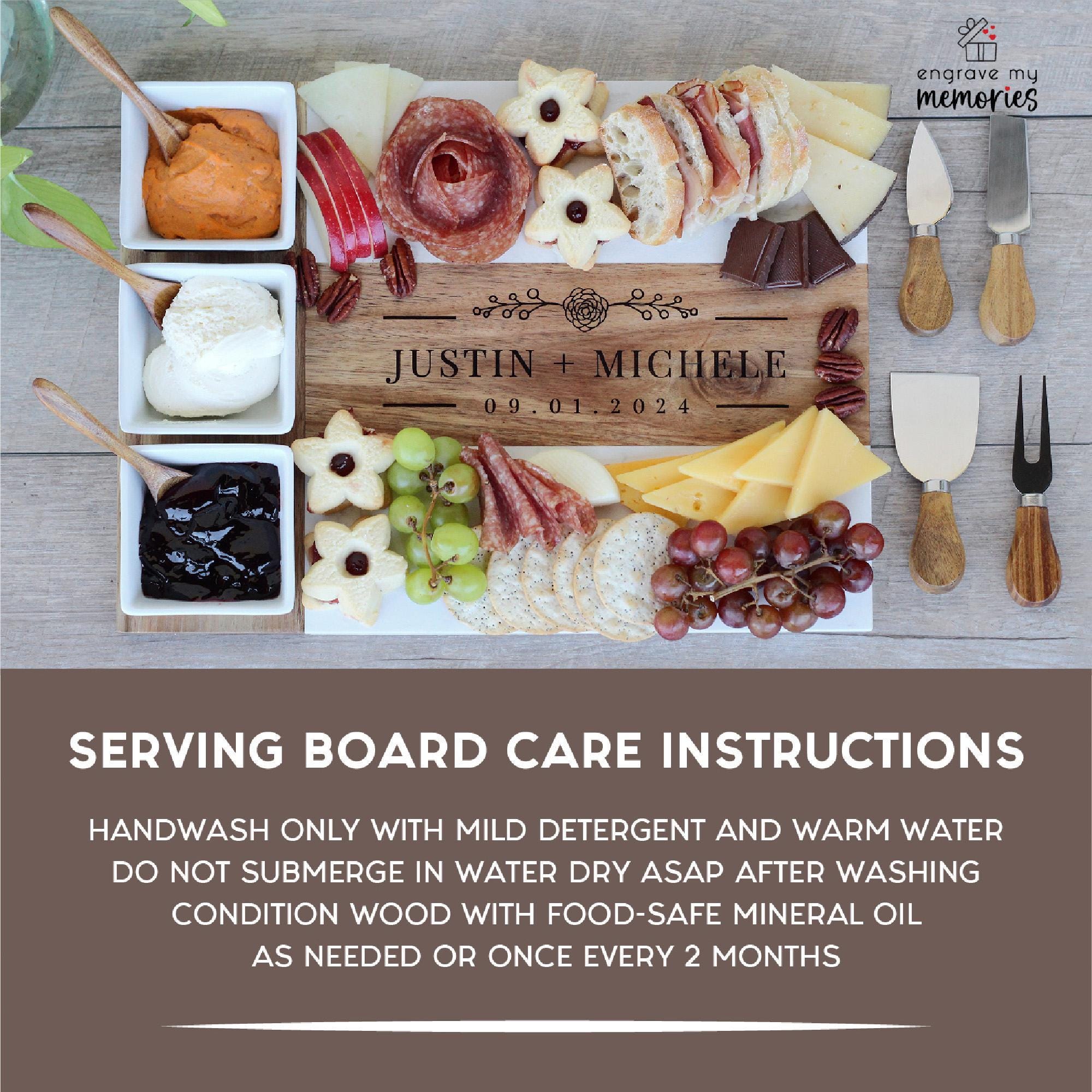 Personalized 11pc Charcuterie Board