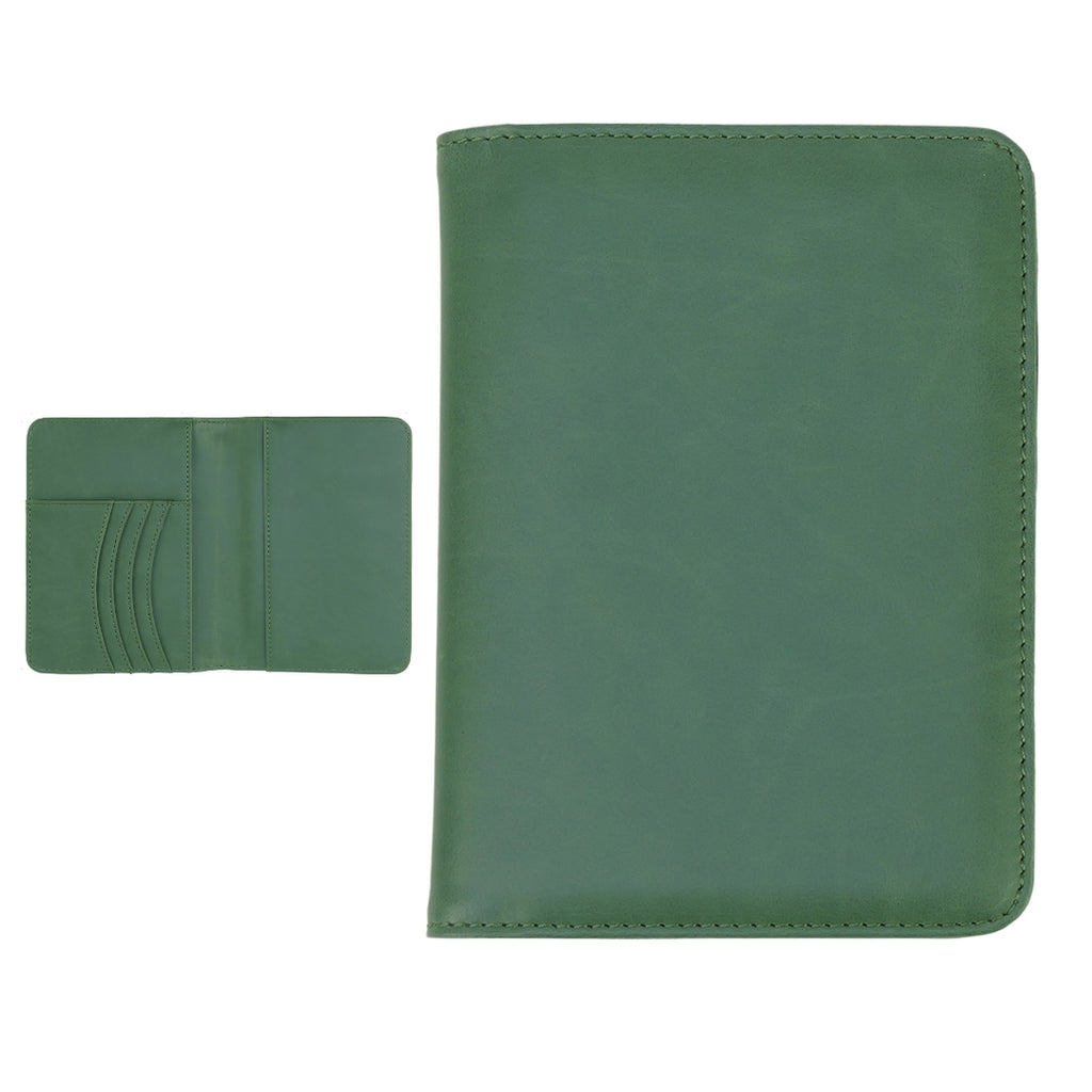 Personalized Leatherette Passport Wallet – Custom Engraved Travel Document Organizer
