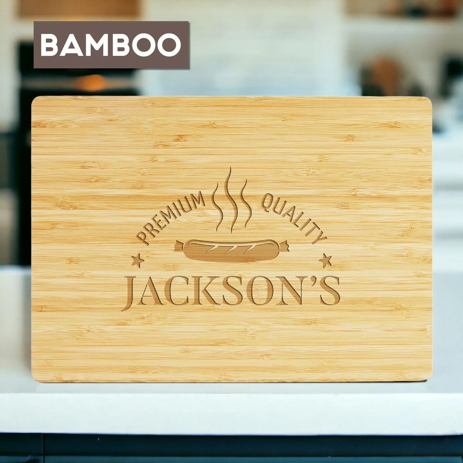 Personalized Wooden BBQ Cutting Board for Dad Birthday Gift from Daughter, BBQ Grill Gift for Dads, Grilling Gifts, Father's Day, Grilling #Father's Day Gift #Personalized Gift #GiftIdeas #Gift For Him - ADD PERSONALIZATION IN THE NOTES