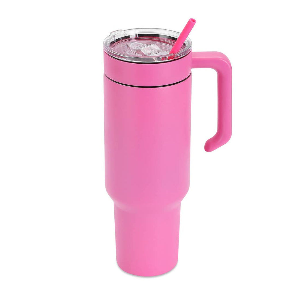 40oz Tumbler & Handle with Custom Logo