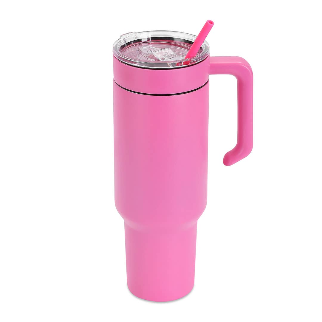 40oz Tumbler & Handle with Custom Logo
